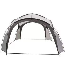 Szürke kerti pavilon 3,5x3,5 m