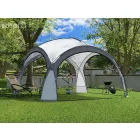 Szürke kerti pavilon 3,5x3,5 m
