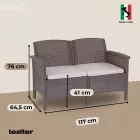 Venus Large 7 személyes kerti bútor garnitúra