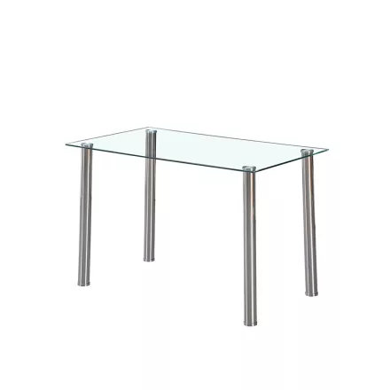 Berna 120 cm szögletes üveg étkezőasztal