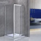 Flexi 90x90 cm falsíkra szerelhető szögletes zuhanykabin zuhanytálca nélkül