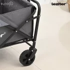 Összecsukható standard kerti strandkocsi szürke