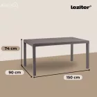Hella műanyag kerti asztal