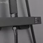 Mazama Black zuhanyszett termosztátos csapteleppel