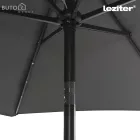 Solari kerti napernyő led lámpával szürke 300 cm