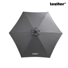 Solari kerti napernyő led lámpával szürke 300 cm