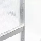Polikarbonát üvegház 250 x 430 x 124/205 cm
