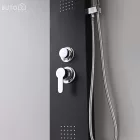 Malaga Black hidromasszázs zuhanypanel