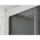 Evora White 90 hátfalas zuhanykabin zuhanytálcával