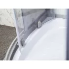 Evora White 90 hátfalas zuhanykabin zuhanytálcával