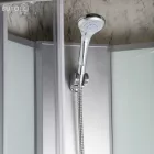 Evora White 90 hátfalas zuhanykabin zuhanytálcával