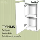 Trent függesztett oldal szekrény