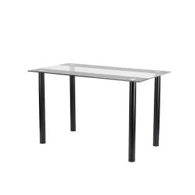 Riona 120 cm szögletes üveg étkezőasztal