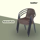 Elzas 4+1 kerti bútor garnitúra szett