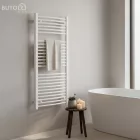 Íves törölközőszárító radiátor 1200x600 mm fehér
