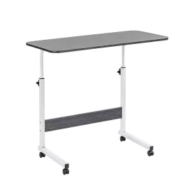 Állítható magasságú laptopasztal 80x40 cm fekete