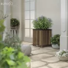 Deco szögletes műanyag virágláda 61 l