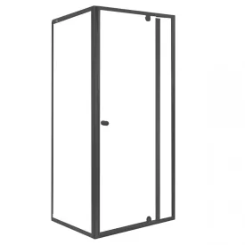   Flexi 80x90 cm sarokba szerelhető aszimmetrikus zuhanykabin zuhanytálca nélkül