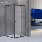 Flexi 80x90 cm sarokba szerelhető aszimmetrikus zuhanykabin zuhanytálca nélkül