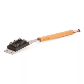 Grillezőeszköz G21 tisztítókefe fa nyéllel