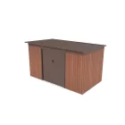 G21 GRAH 700 kerti tároló - 340 x 206 cm, barna