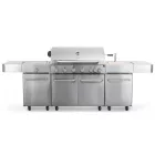 G21 Nevada BBQ konyha Premium Line gázgrill, 8 égőfej + ajándék nyomáscsökkentő