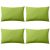 vidaXL 4 db almazöld kültéri párna 60 x 40 cm