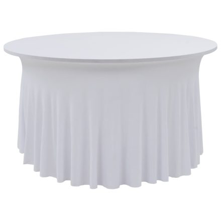 vidaXL 2 darab fehér sztreccs körabrosz 150 x 74 cm