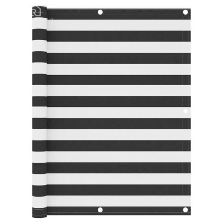 vidaXL antracitszürke-fehér oxford-szövet erkélyparaván 120 x 500 cm