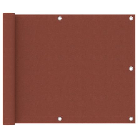 vidaXL terrakotta oxford-szövet erkélyparaván 75 x 300 cm