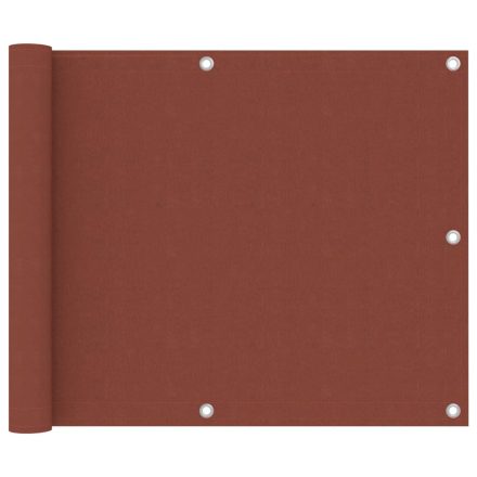 vidaXL terrakotta oxford-szövet erkélyparaván 75 x 500 cm