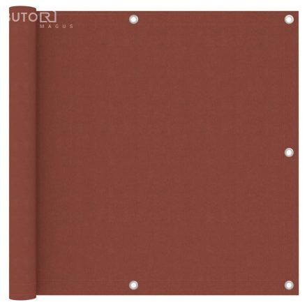 vidaXL terrakotta oxford-szövet erkélyparaván 90 x 300 cm