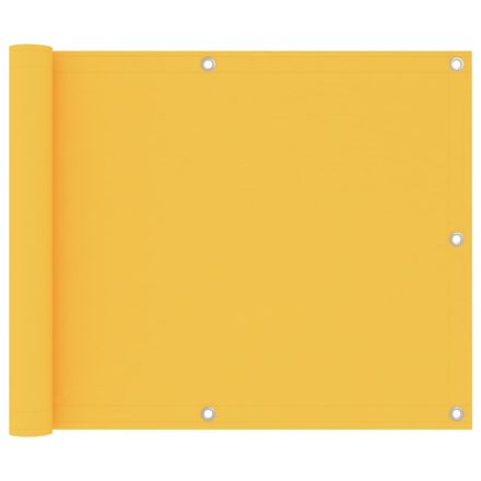 vidaXL sárga oxford-szövet erkélyparaván 75 x 300 cm