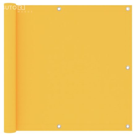 vidaXL sárga oxford-szövet erkélyparaván 90 x 600 cm