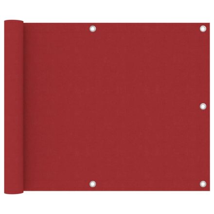 vidaXL piros oxford-szövet erkélyparaván 75 x 500 cm