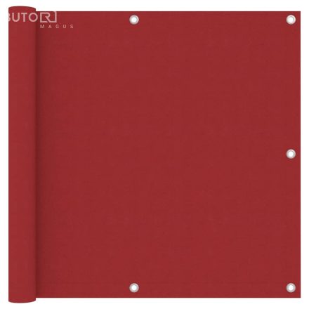 vidaXL piros oxford-szövet erkélyparaván 90 x 300 cm