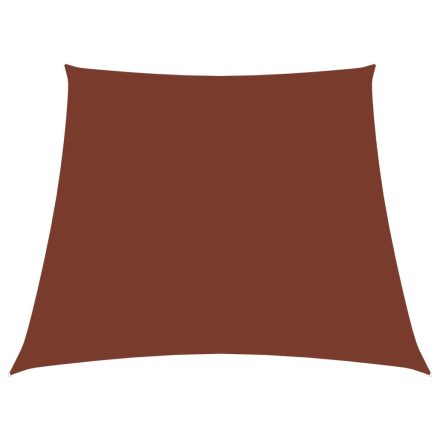 vidaXL terrakotta trapéz alakú oxford-szövet napvitorla 2/4 x 3 m