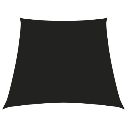 vidaXL fekete trapéz alakú oxford szövet napvitorla 3/4 x 3 m
