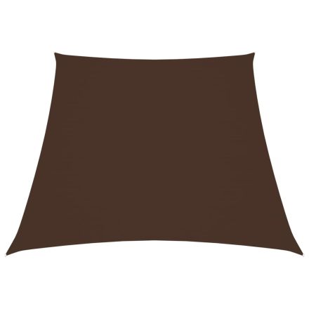 vidaXL barna trapéz alakú oxford-szövet napvitorla 2/4 x 3 m