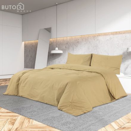 vidaXL tópszínű mikroszálas ágyneműhuzat-garnitúra 200 x 200 cm