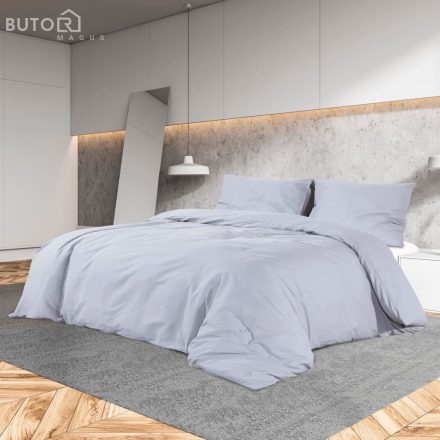 vidaXL szürke pamut ágyneműhuzat-garnitúra 260 x 220 cm