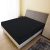 vidaXL 2 db fekete pamutdzsörzé gumis lepedő 160 x 200 cm