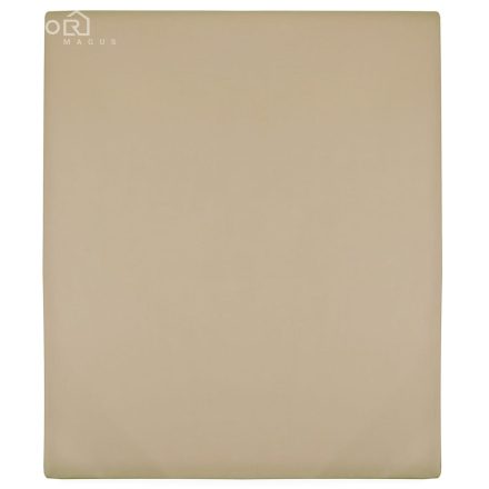 vidaXL 2 db tópszínű pamutdzsörzé gumis lepedő 160x200 cm