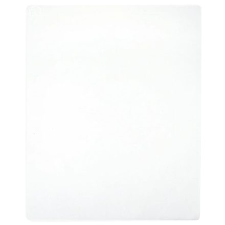 vidaXL fehér pamutdzsörzé gumis lepedő 160x200 cm