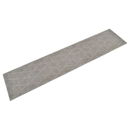 vidaXL mosható rombuszmintás bársony konyhaszőnyeg 60x300 cm