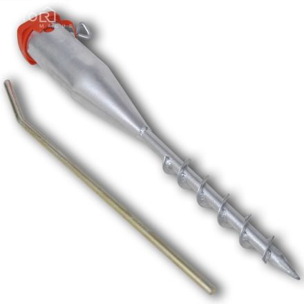 vidaXL horganyzott acél napernyőtartó 55 cm
