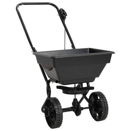 vidaXL PVC és acél tolható sószóró 80 x 46 x 75 cm 15 L
