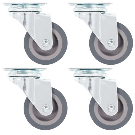 vidaXL 4 db önbeálló görgő 50 mm 