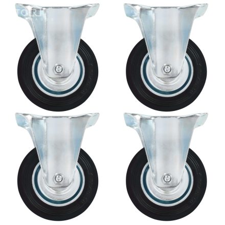 vidaXL 4 db fix görgő 100 mm