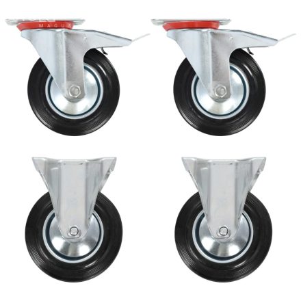vidaXL 4 db görgő 160 mm